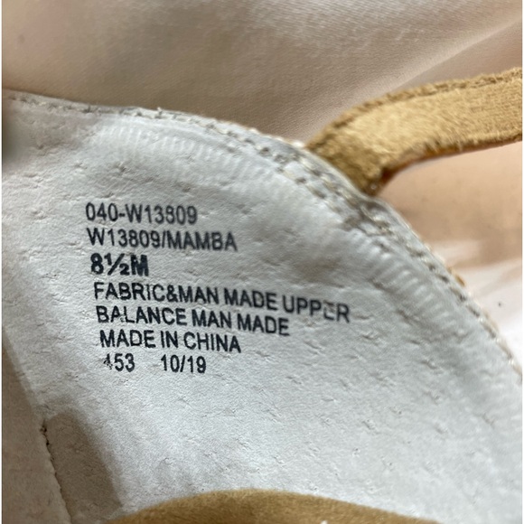 White Mountain Womens Mamba Braided Espadrille Wedge  Size 8.5M - Picture 7 of 9